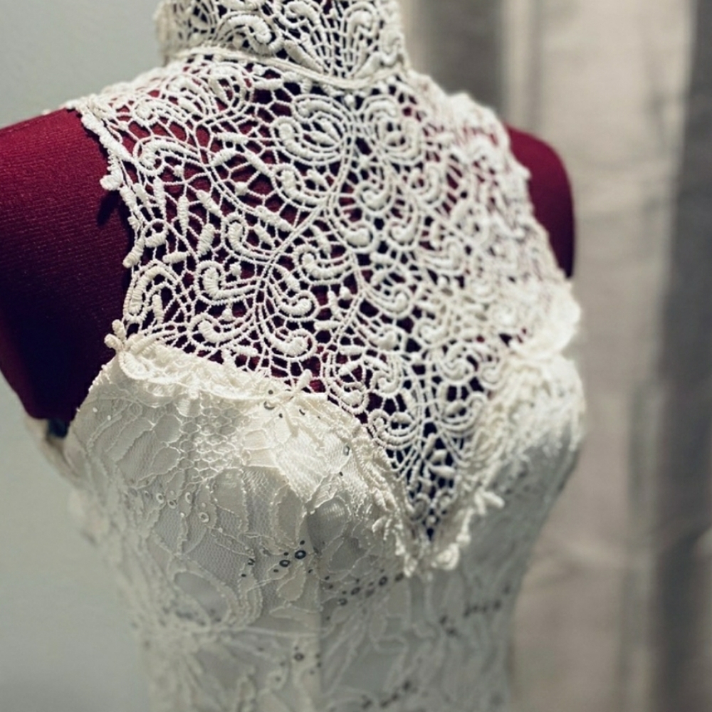 LACE PROM/BRIDAL DRESS - Picture 9 of 12